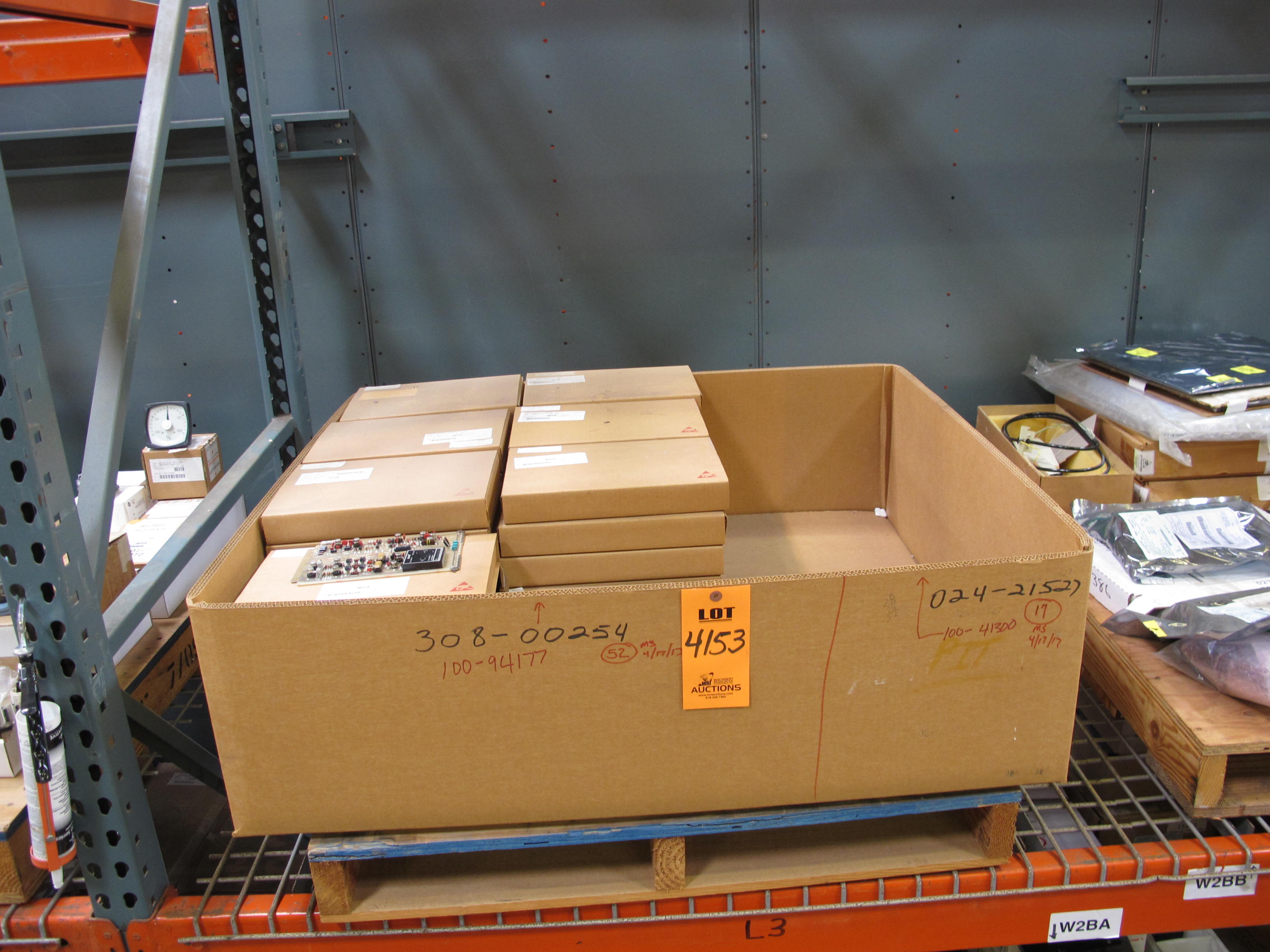 (52) BOARDS, PRINTED CIRCUIT TYPE, BISTABLE COMPARATOR FUNCTION. FOR USE IN PPS CABINETS.. LOADING & HANDLING FEE $15-4153